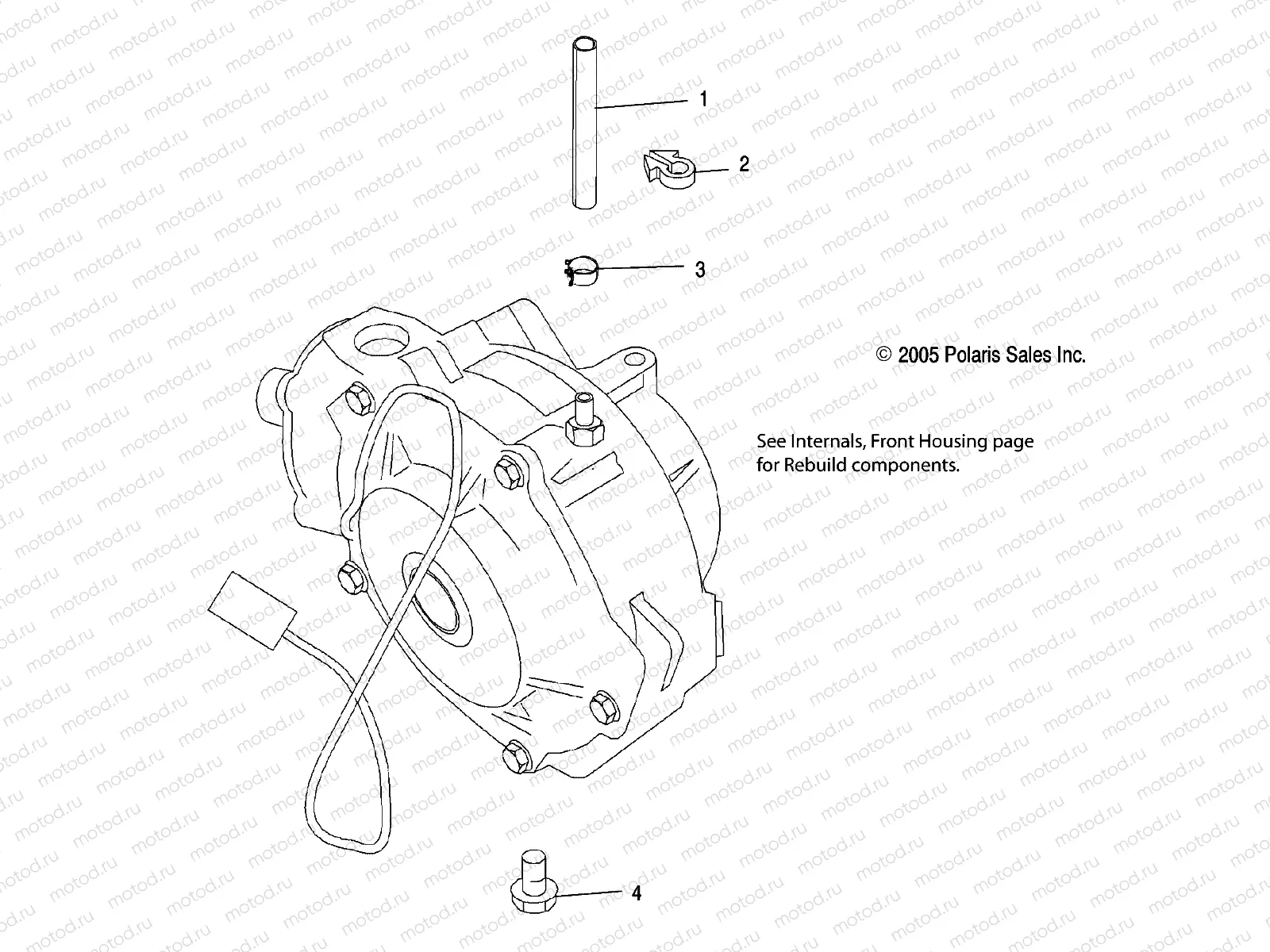 HOUSING | HOUSING, FRONT MOUNTING (DEMAND DRIVE) - A06MN50AU/AW (4999204069920406D10)
