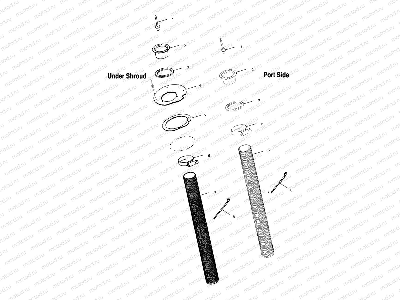 HULL AIR INLET - W015199D (4964836483B008) | HULL AIR INLET - W015199D (4964836483B008)