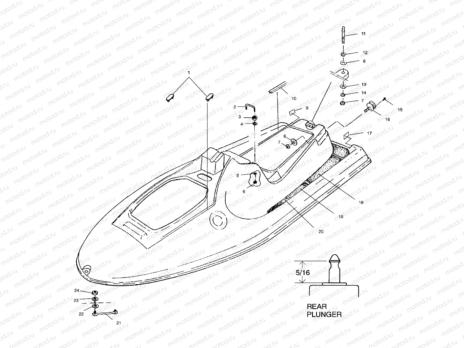 HULL and BODY - B994573 (4951395139a006) | HULL and BODY - B994573 (4951395139a006)