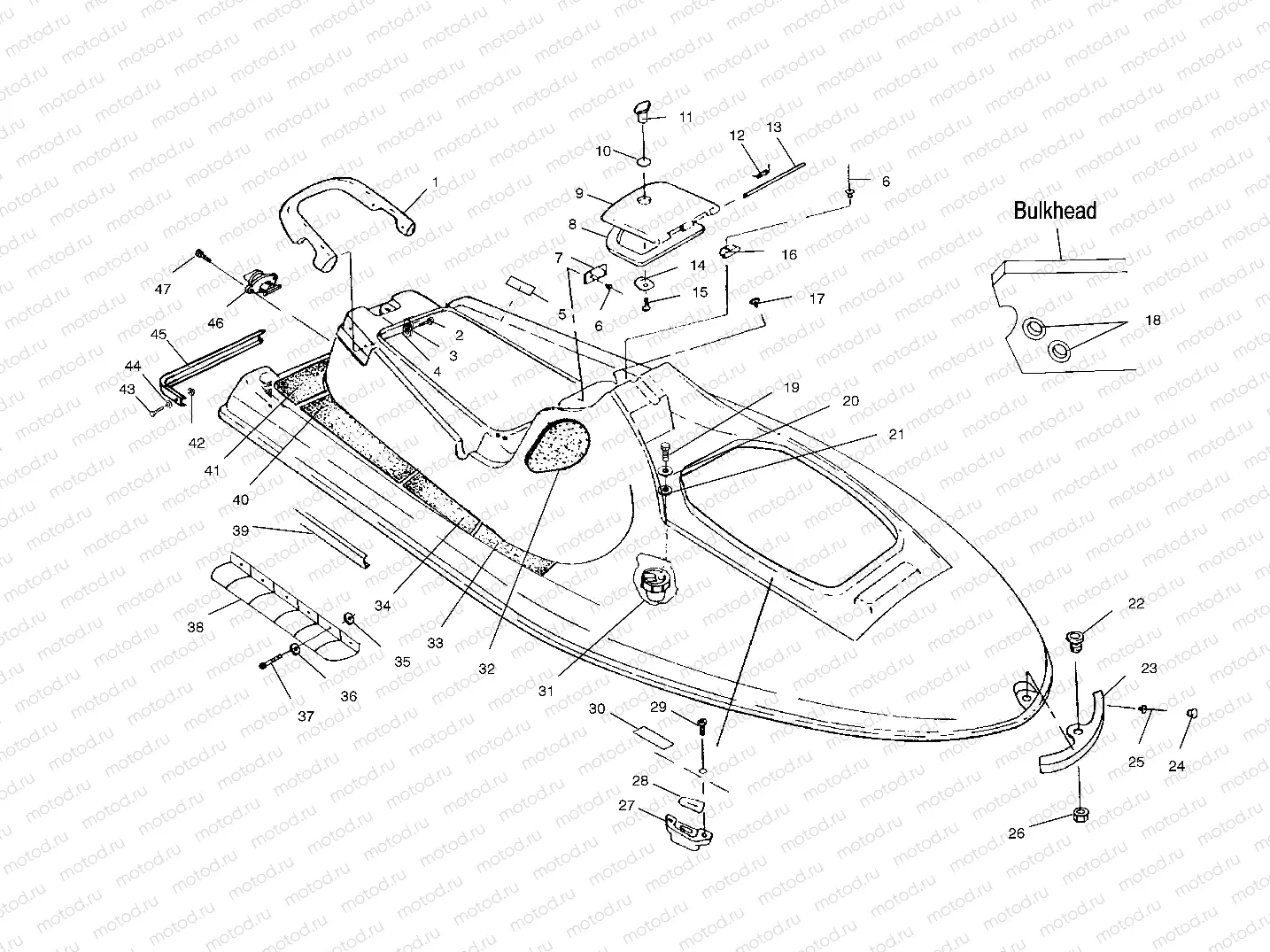 HULL and BODY - B994596 (4955995599a005) | HULL and BODY - B994596 (4955995599a005)