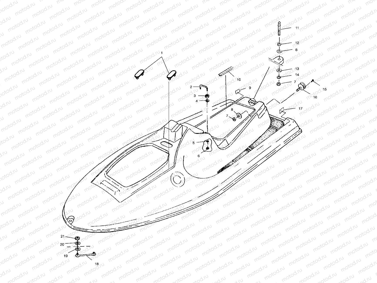 HULL and BODY - B994596 (4955995599a006) | HULL and BODY - B994596 (4955995599a006)