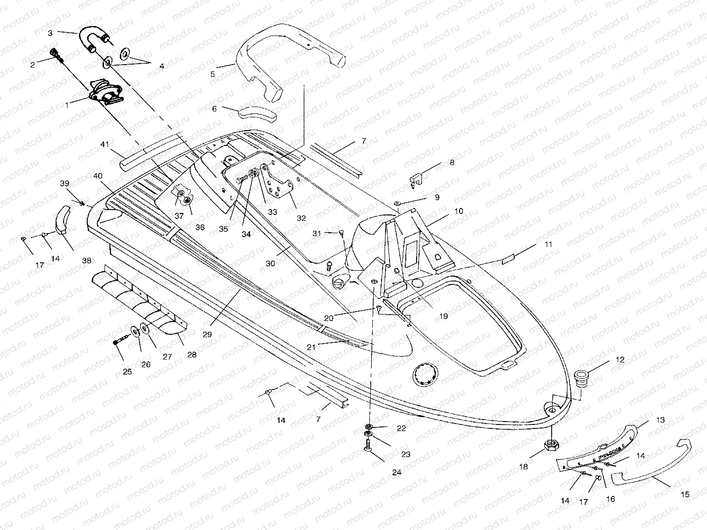 HULL and BODY - B994978 (4951515151a005) | HULL and BODY - B994978 (4951515151a005)