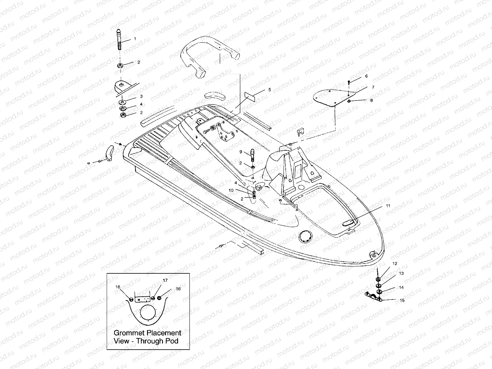 HULL and BODY - B994978 (4951515151a006) | HULL and BODY - B994978 (4951515151a006)