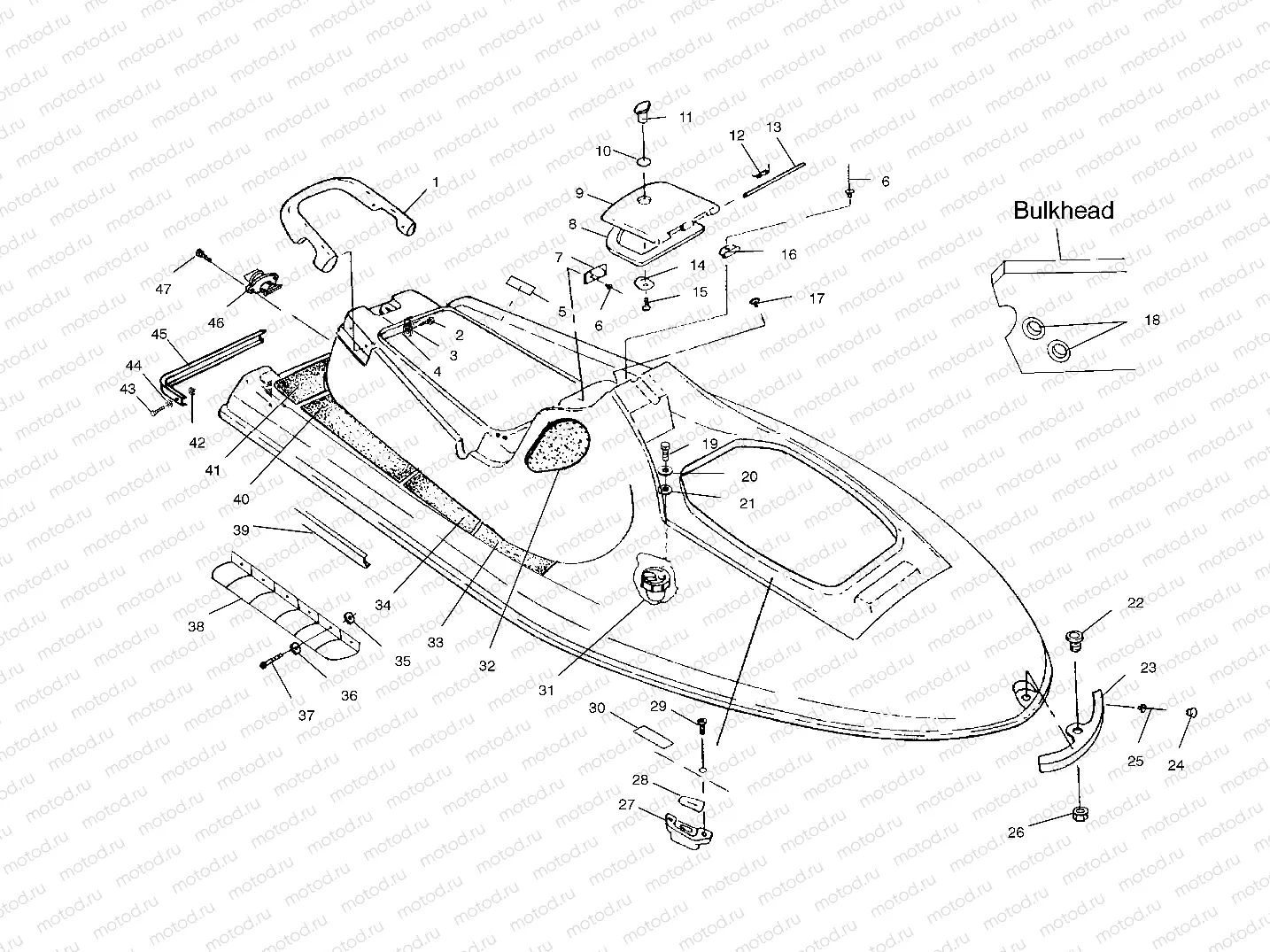 HULL and BODY - I994590 (4951425142a005) | HULL and BODY - I994590 (4951425142a005)