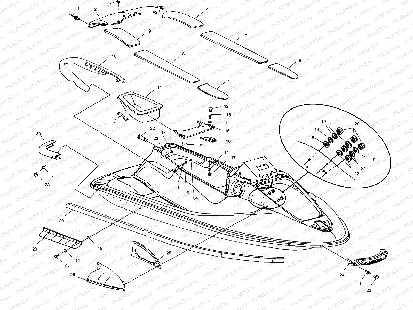 HULL and BODY - I994673 (4951335133a007) | HULL and BODY - I994673 (4951335133a007)