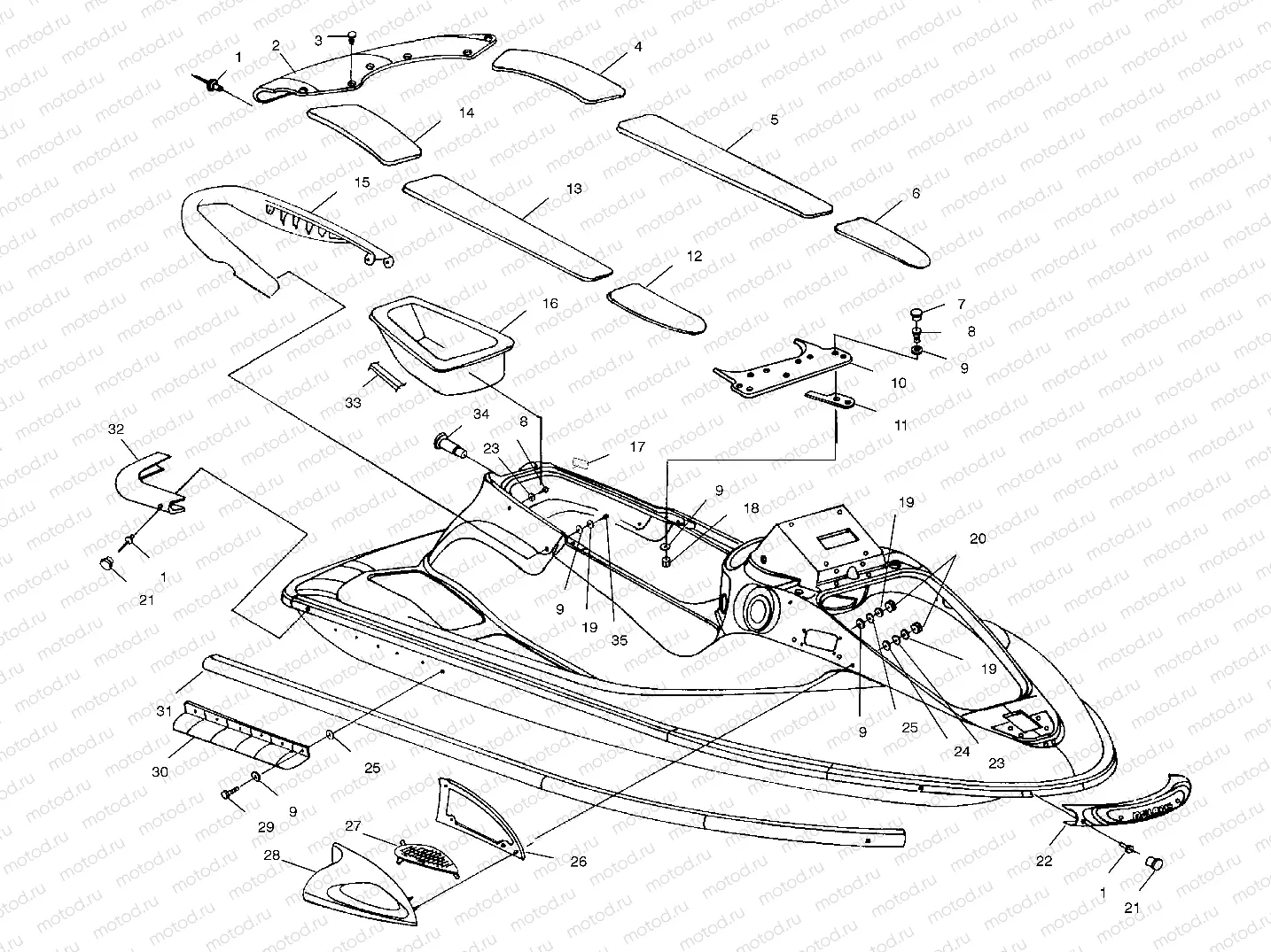HULL and BODY - I994690 (4951365136a007) | HULL and BODY - I994690 (4951365136a007)