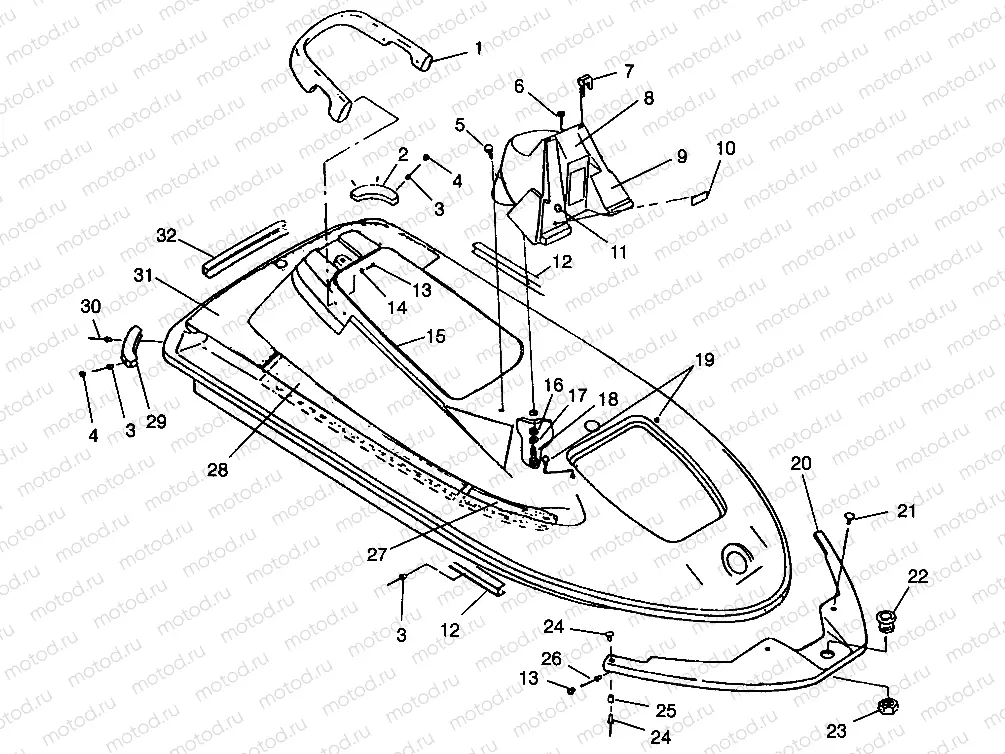 HULL and BODY SL 780 B964087 and Intl. SL 780 I964087 (4935523552A005) | HULL and BODY SL 780 B964087 and Intl. SL 780 I964087 (4935523552A005)