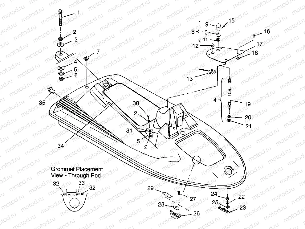 HULL and BODY SL 780 B964087 and Intl. SL 780 I964087 (4935523552A006) | HULL and BODY SL 780 B964087 and Intl. SL 780 I964087 (4935523552A006)