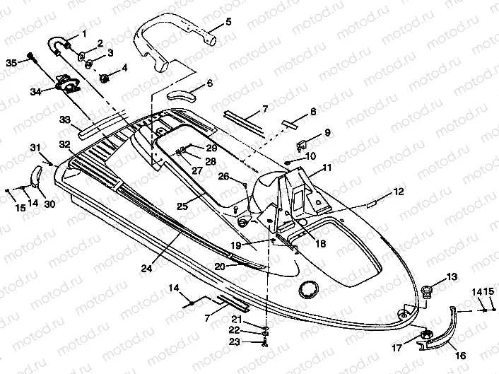 HULL and BODY SL 780 B974088 and Intl. SL 780 I974088 (4940924092A005) | HULL and BODY SL 780 B974088 and Intl. SL 780 I974088 (4940924092A005)