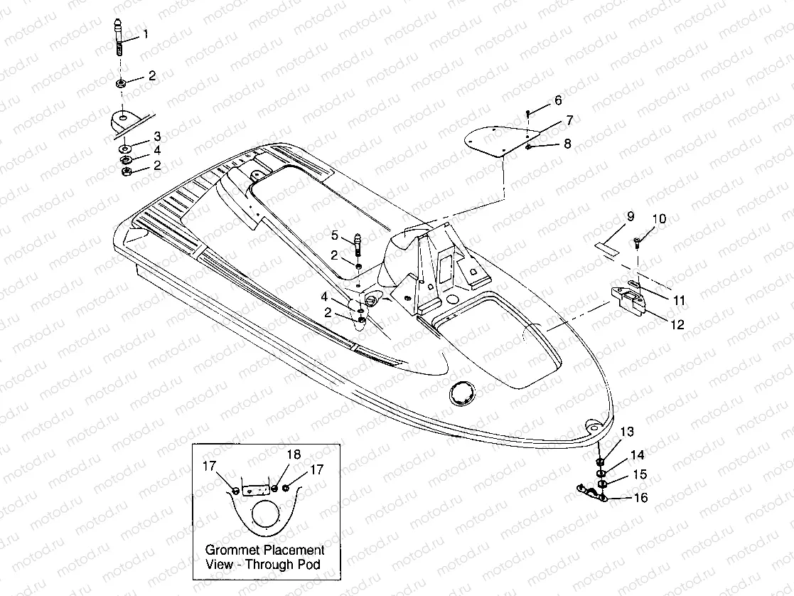 HULL and BODY SL 780 B974088 and Intl. SL 780 I974088 (4940924092A006) | HULL and BODY SL 780 B974088 and Intl. SL 780 I974088 (4940924092A006)