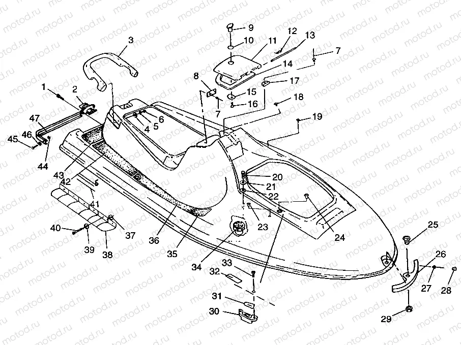 HULL and BODY SLTX B974590 and INTL. SLTX I974590 (4941214121A005) | HULL and BODY SLTX B974590 and INTL. SLTX I974590 (4941214121A005)