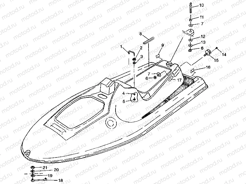 HULL and BODY SLTX B974590 and INTL. SLTX I974590 (4941214121A006) | HULL and BODY SLTX B974590 and INTL. SLTX I974590 (4941214121A006)