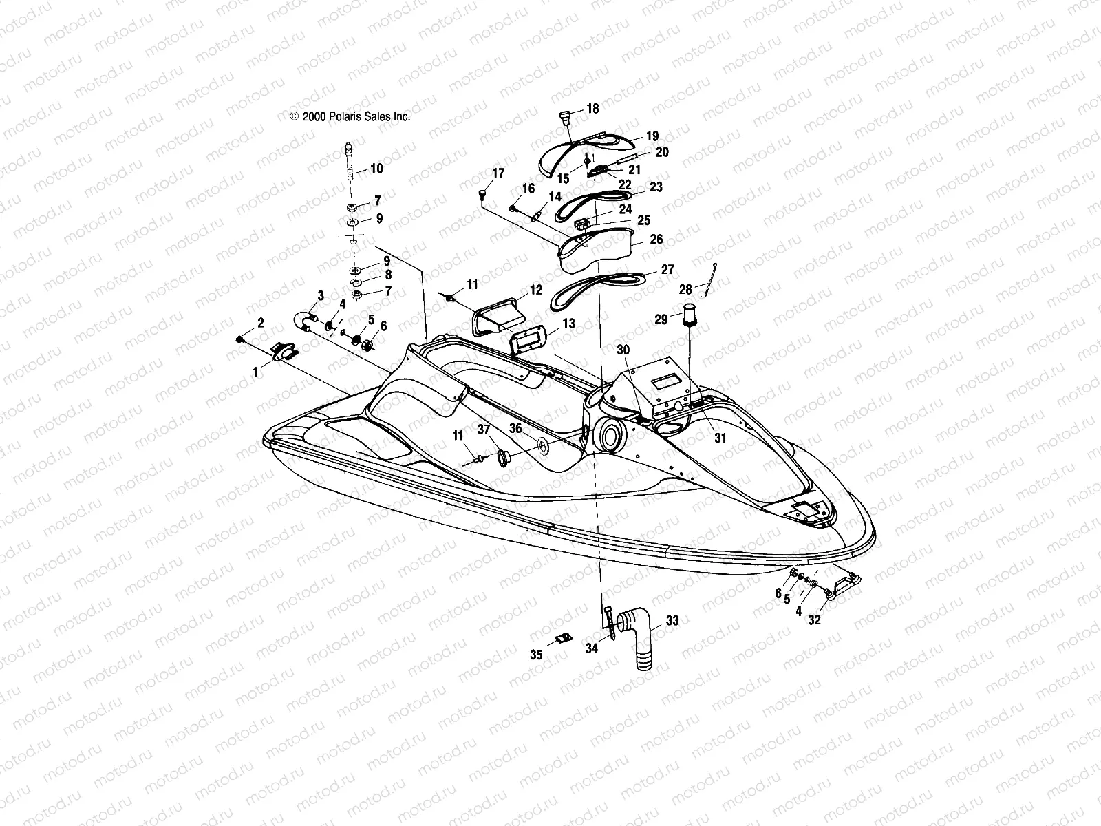 HULL and BODY - W004673D (4955755575A005) | HULL and BODY - W004673D (4955755575A005)
