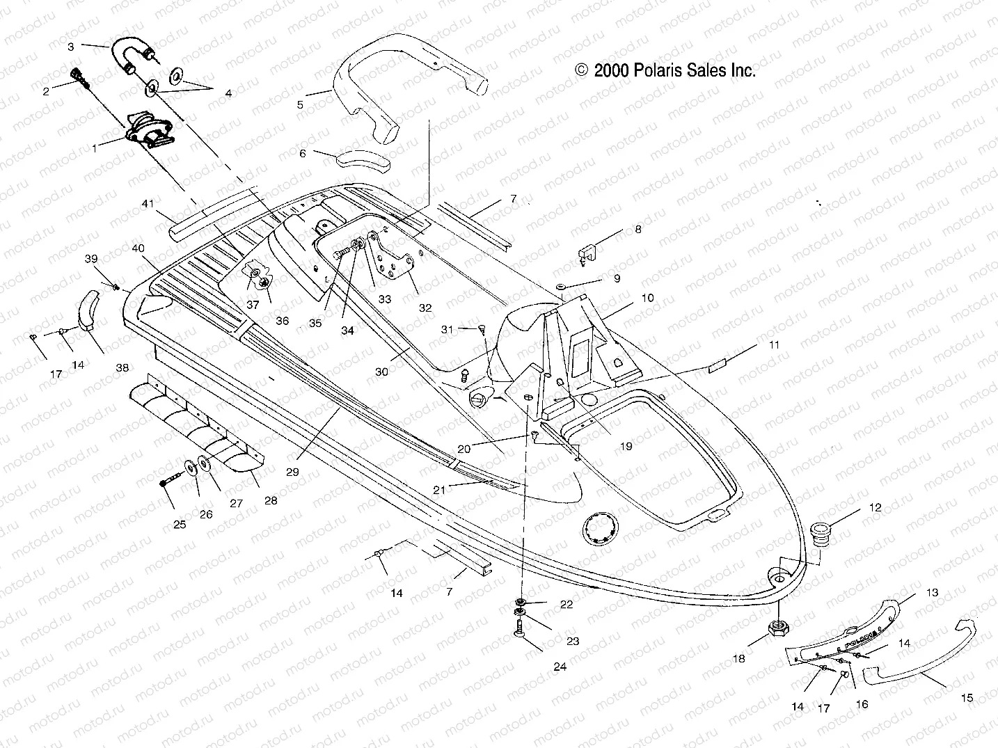 HULL and BODY - W004978D (4955795579A005) | HULL and BODY - W004978D (4955795579A005)