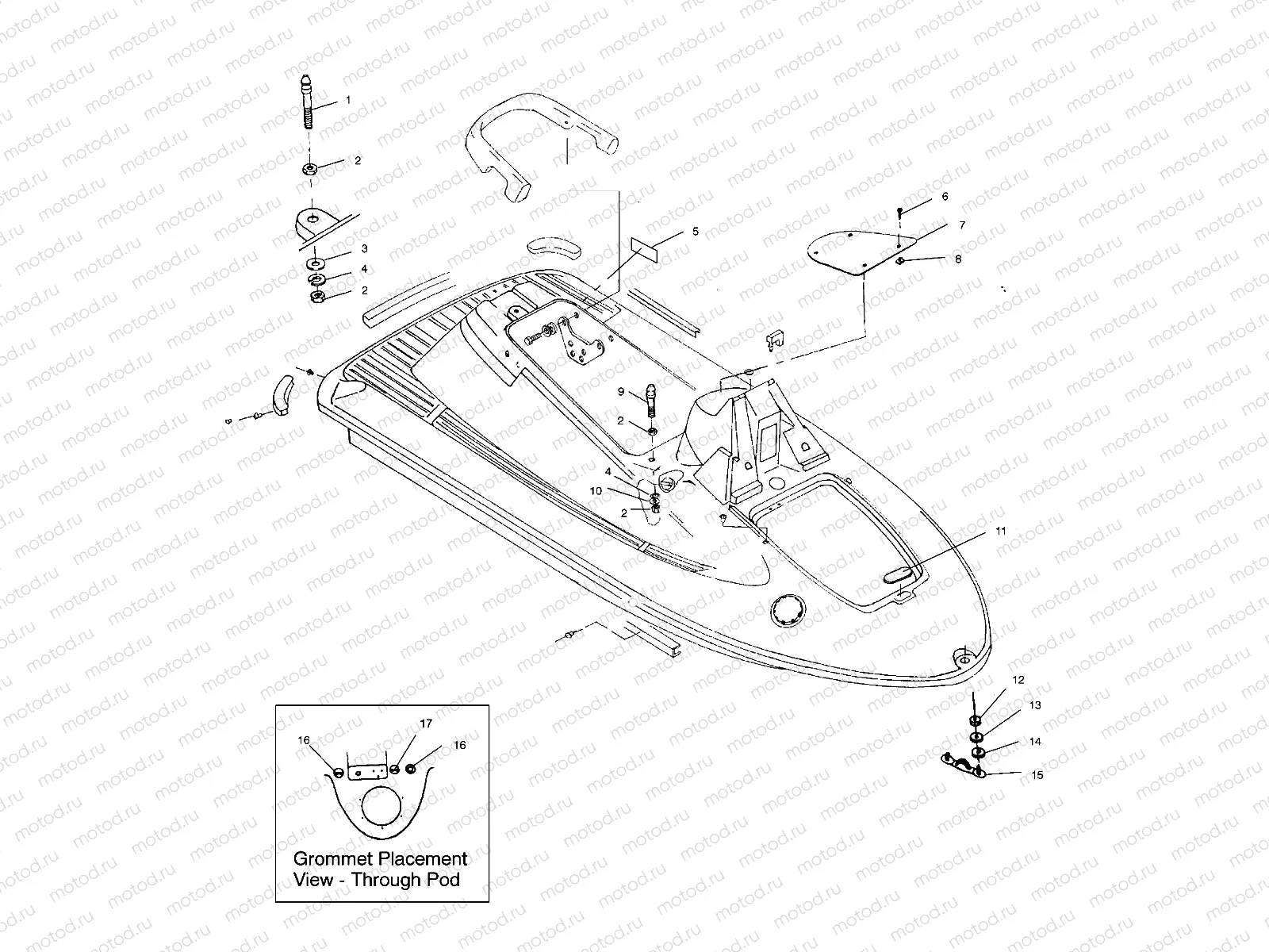 HULL and BODY - W004978D (4955795579A006) | HULL and BODY - W004978D (4955795579A006)