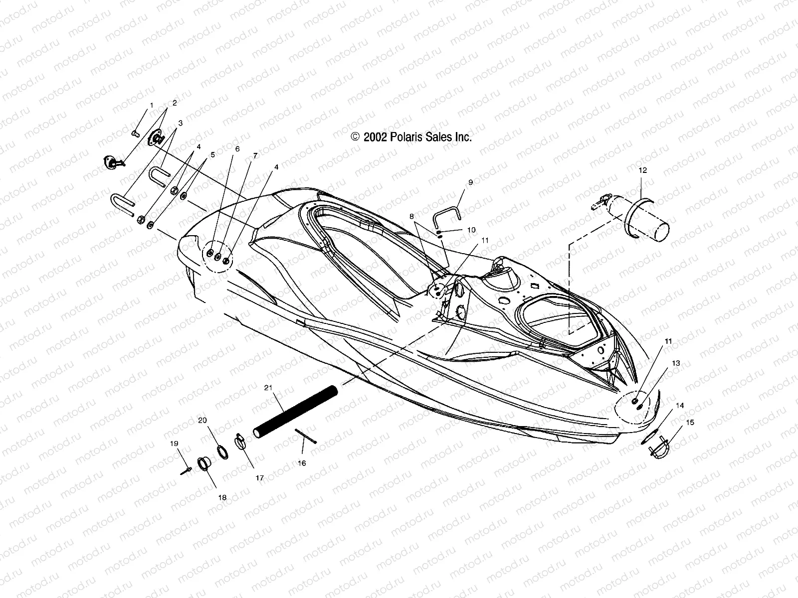 HULL and BODY - W035303CA/CB/IA/IB (4981068106A06) | HULL and BODY - W035303CA/CB/IA/IB (4981068106A06)