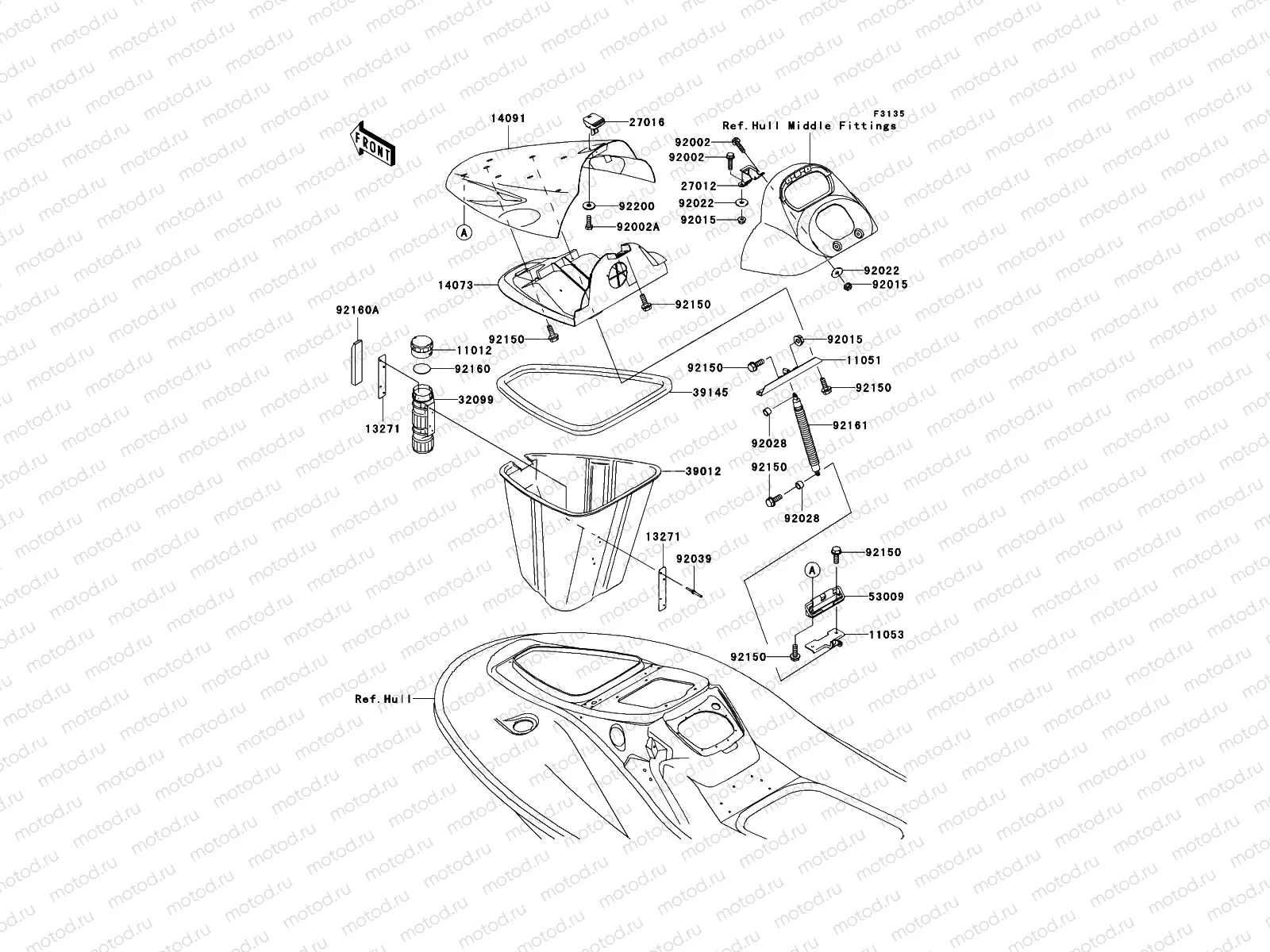 Hull Front Fittings