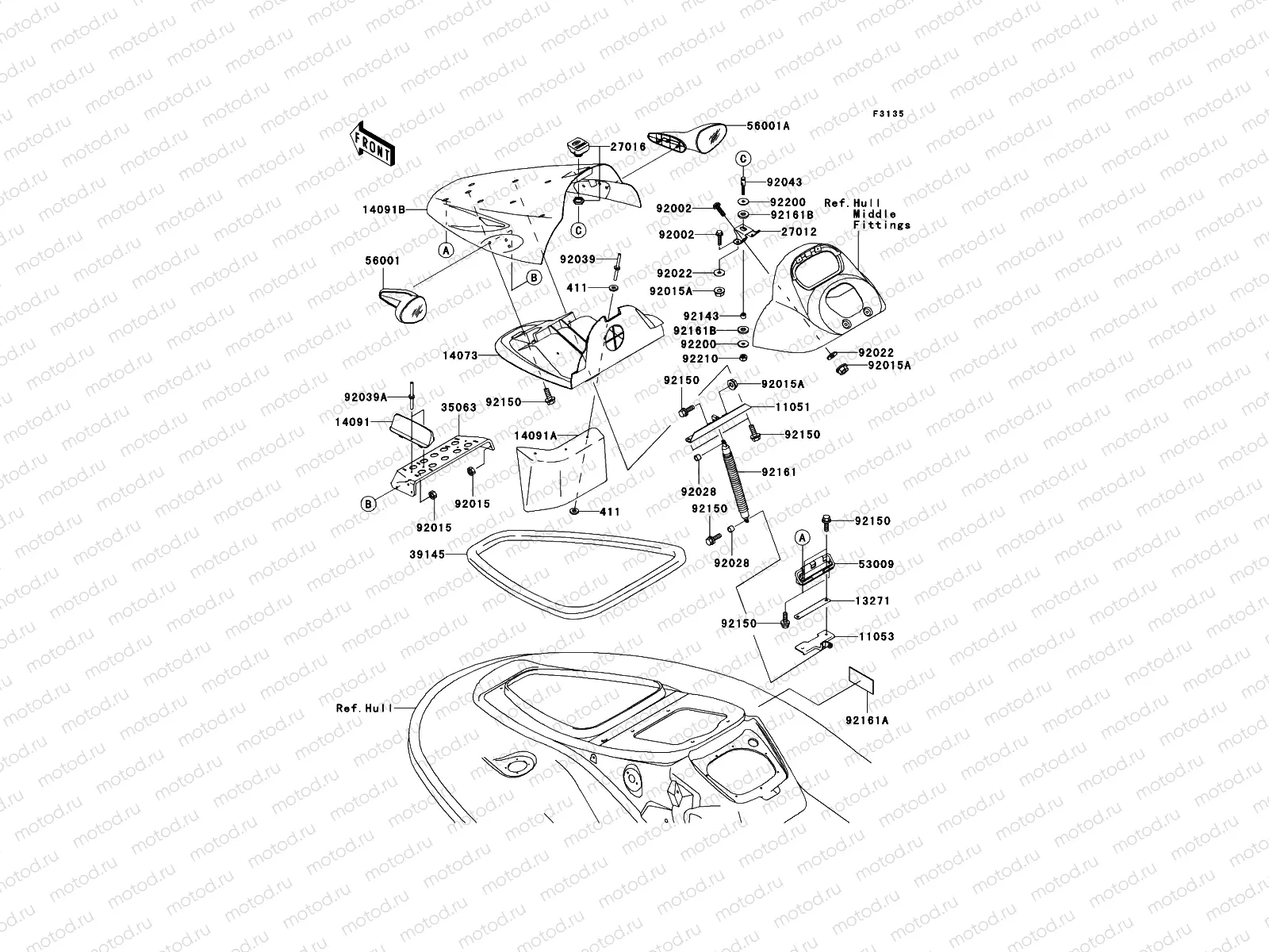 Hull Front Fittings