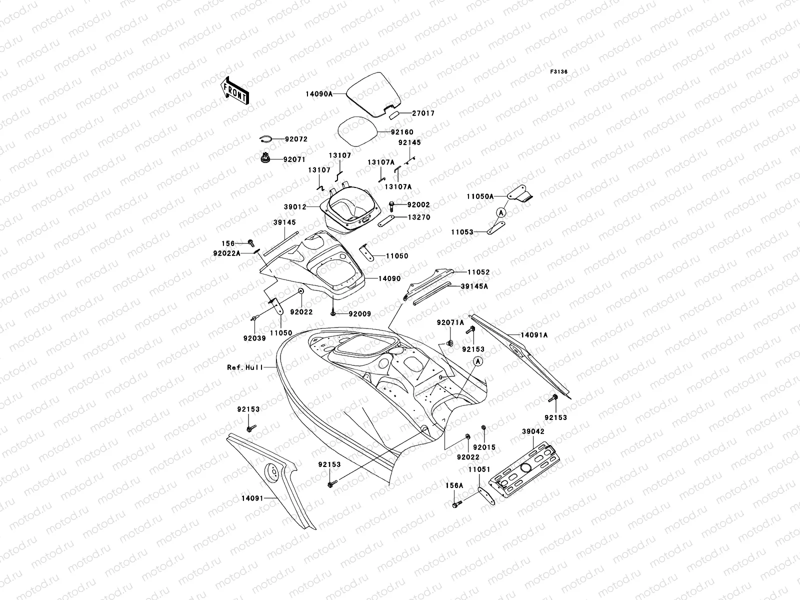 Hull Middle Fittings