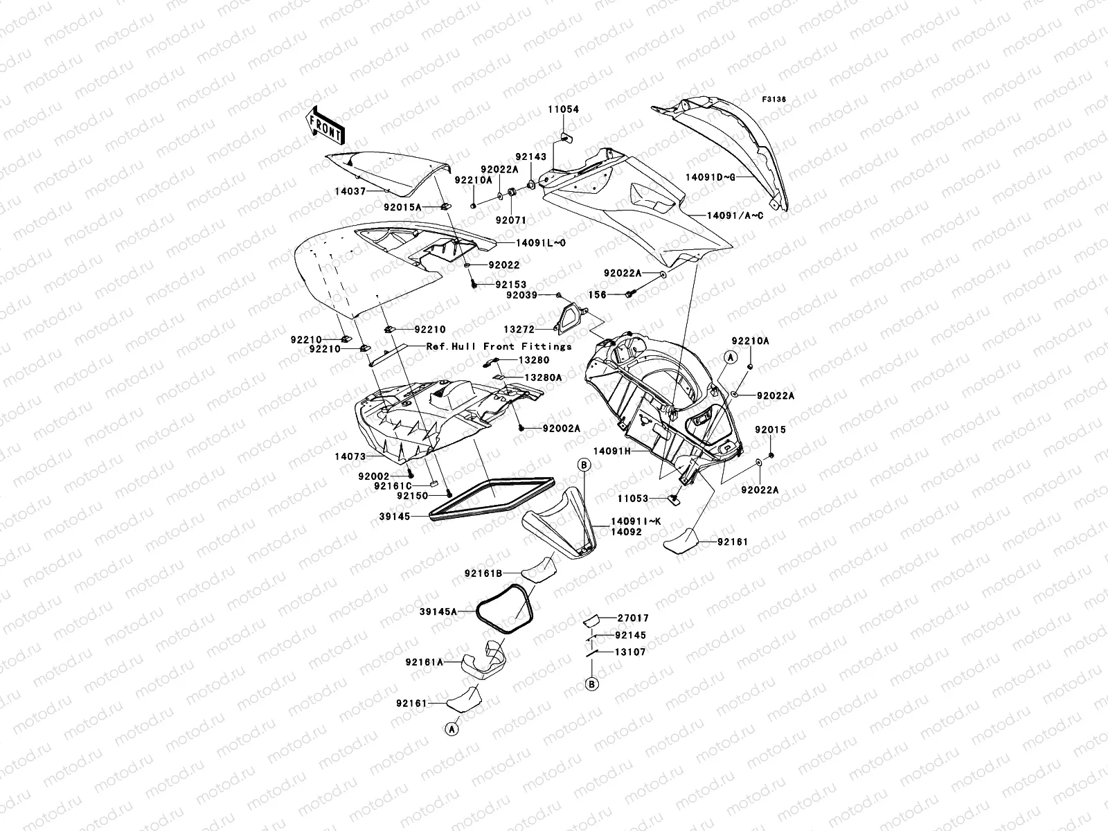 Hull Middle Fittings