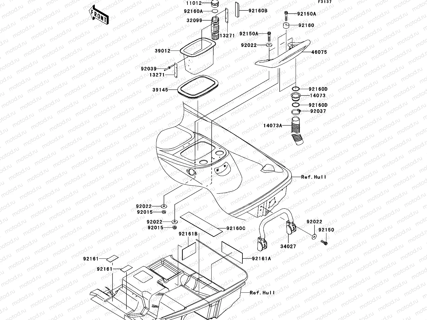 Hull Rear Fittings