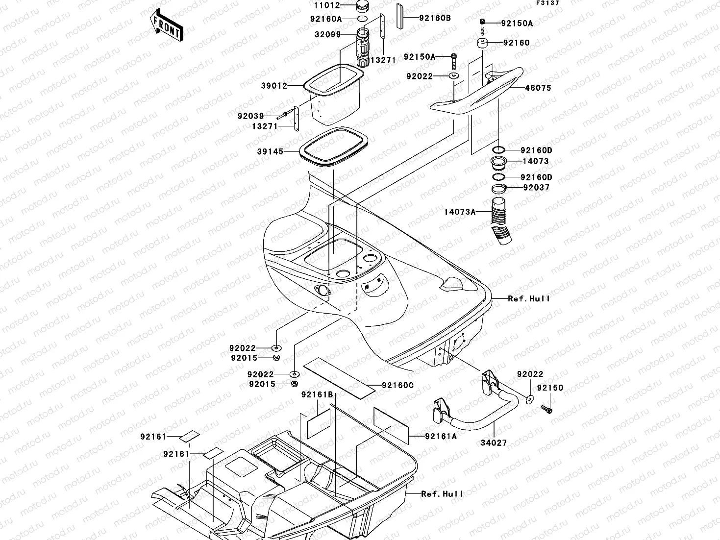 Hull Rear Fittings