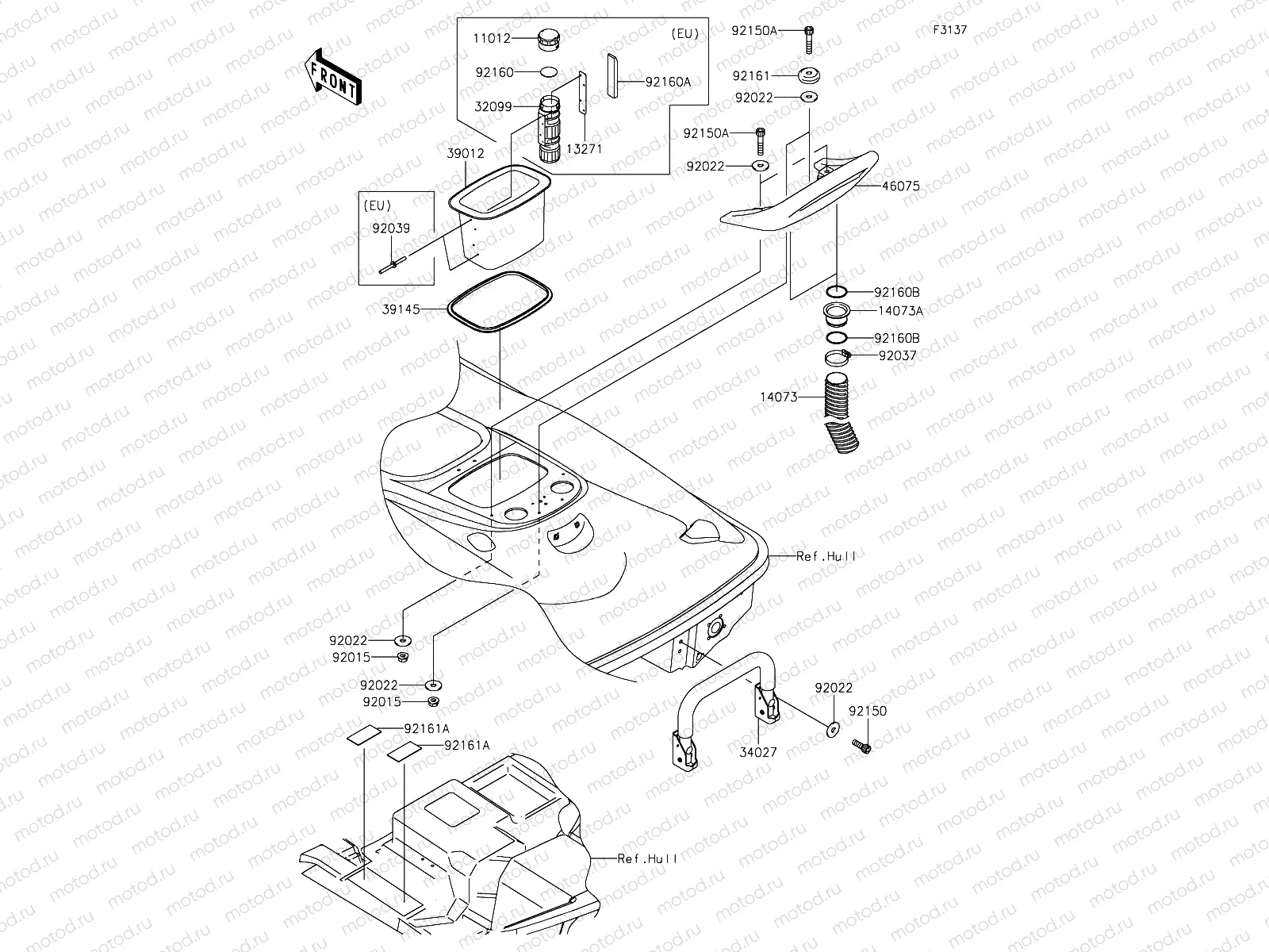 Hull Rear Fittings
