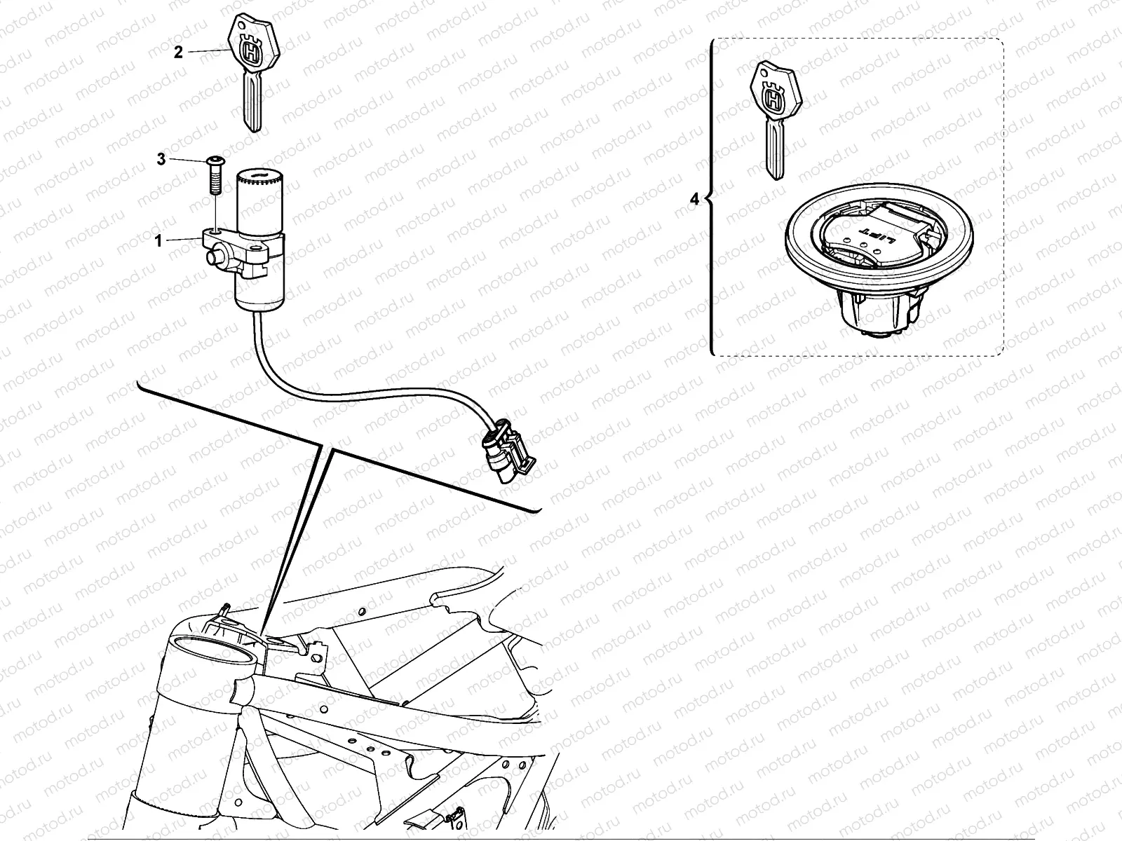 IGNITION SWITCH - KEY