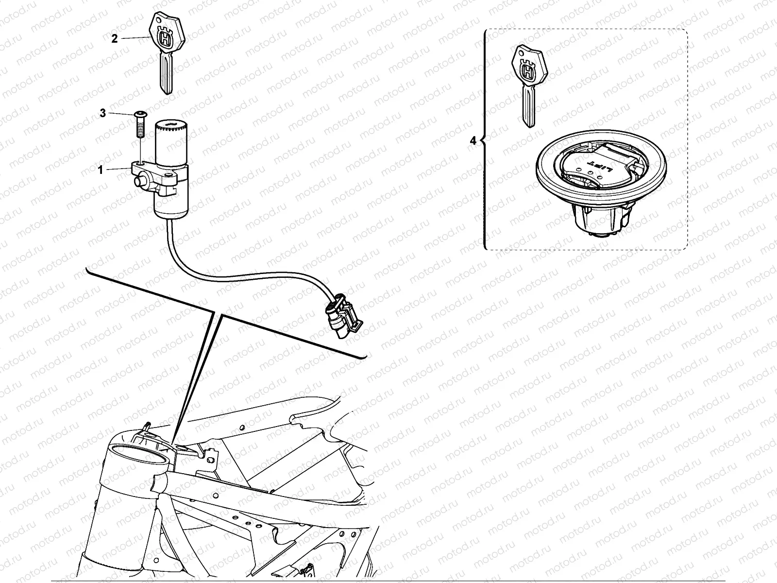 IGNITION SWITCH - KEY