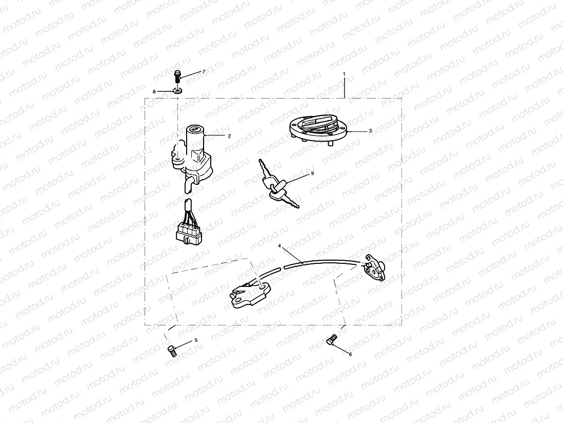 Ignition Switch & Lock Set