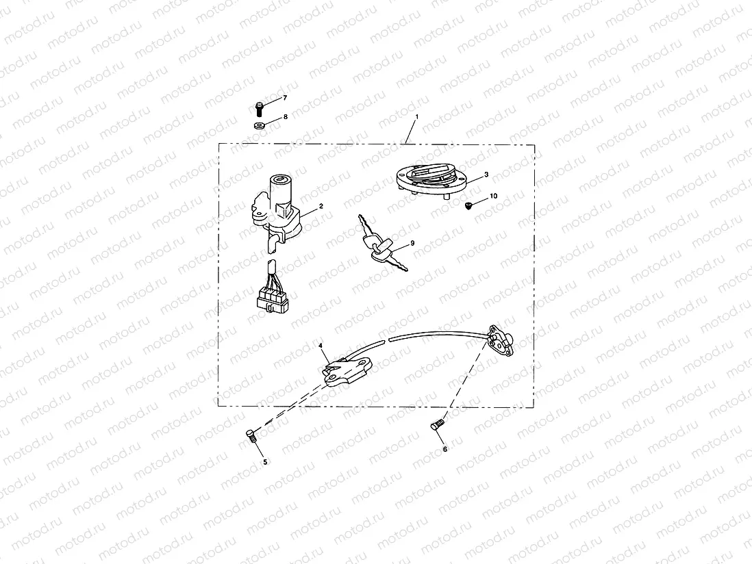 Ignition Switch & Lock Set