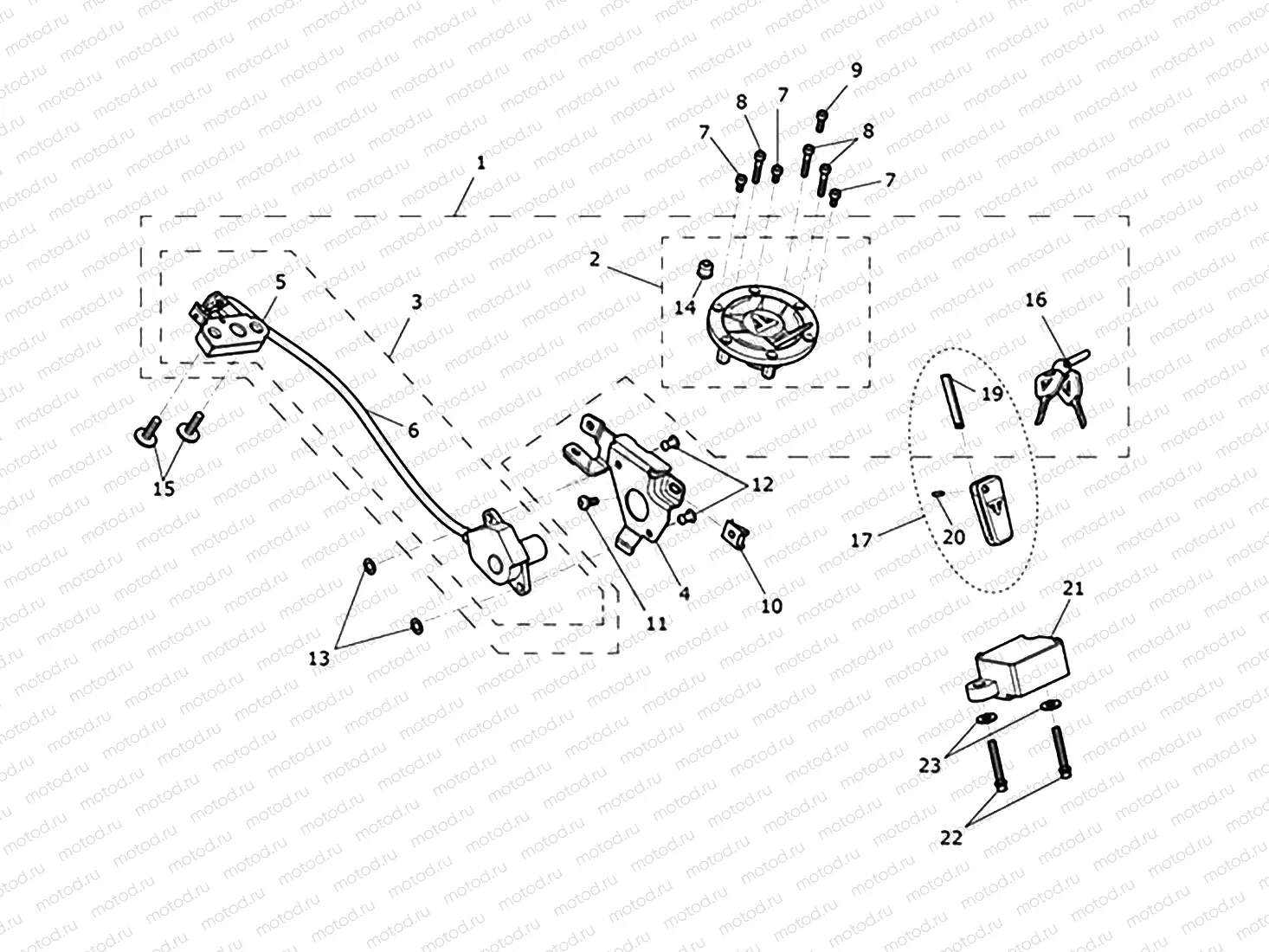 Ignition Switch & Lock Set