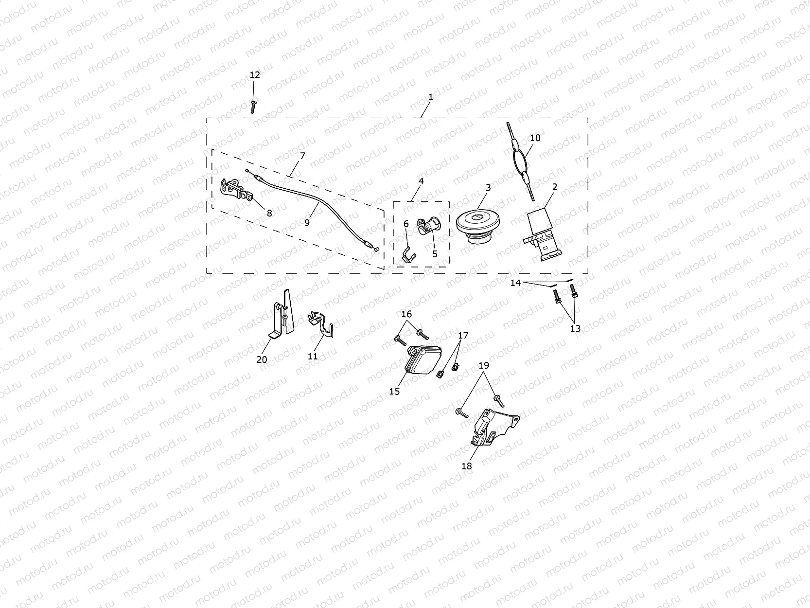 Ignition Switch & Lock Set