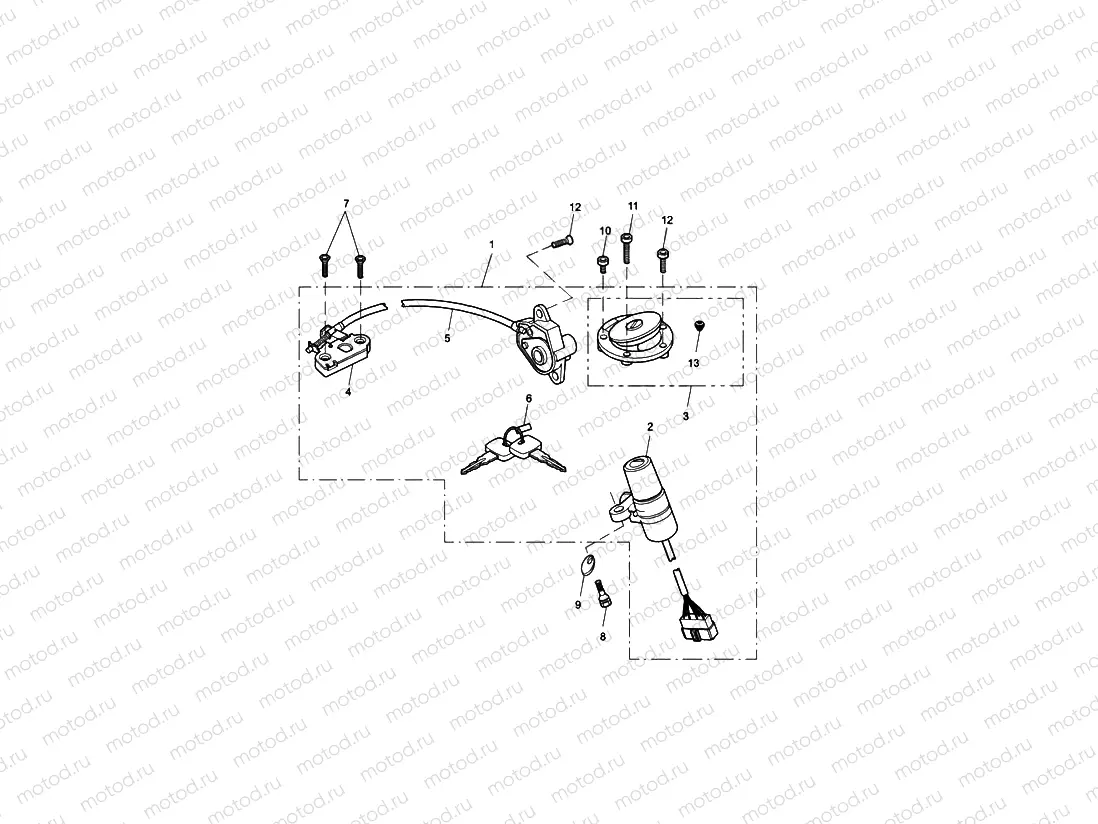 Ignition Switch & LockSet