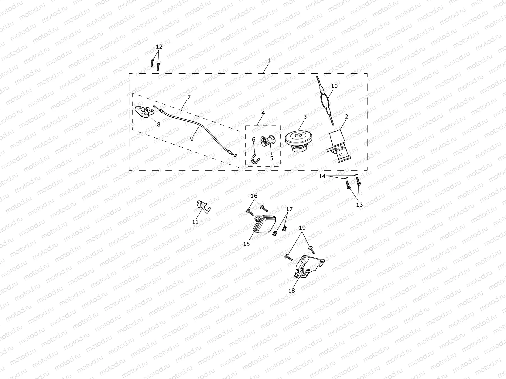 Ignition Switch & Lockset 818609