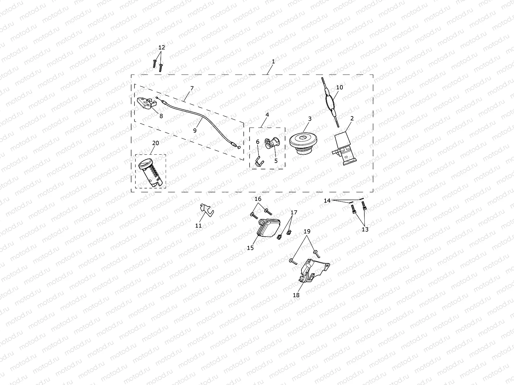 Ignition Switch & Lockset 818610