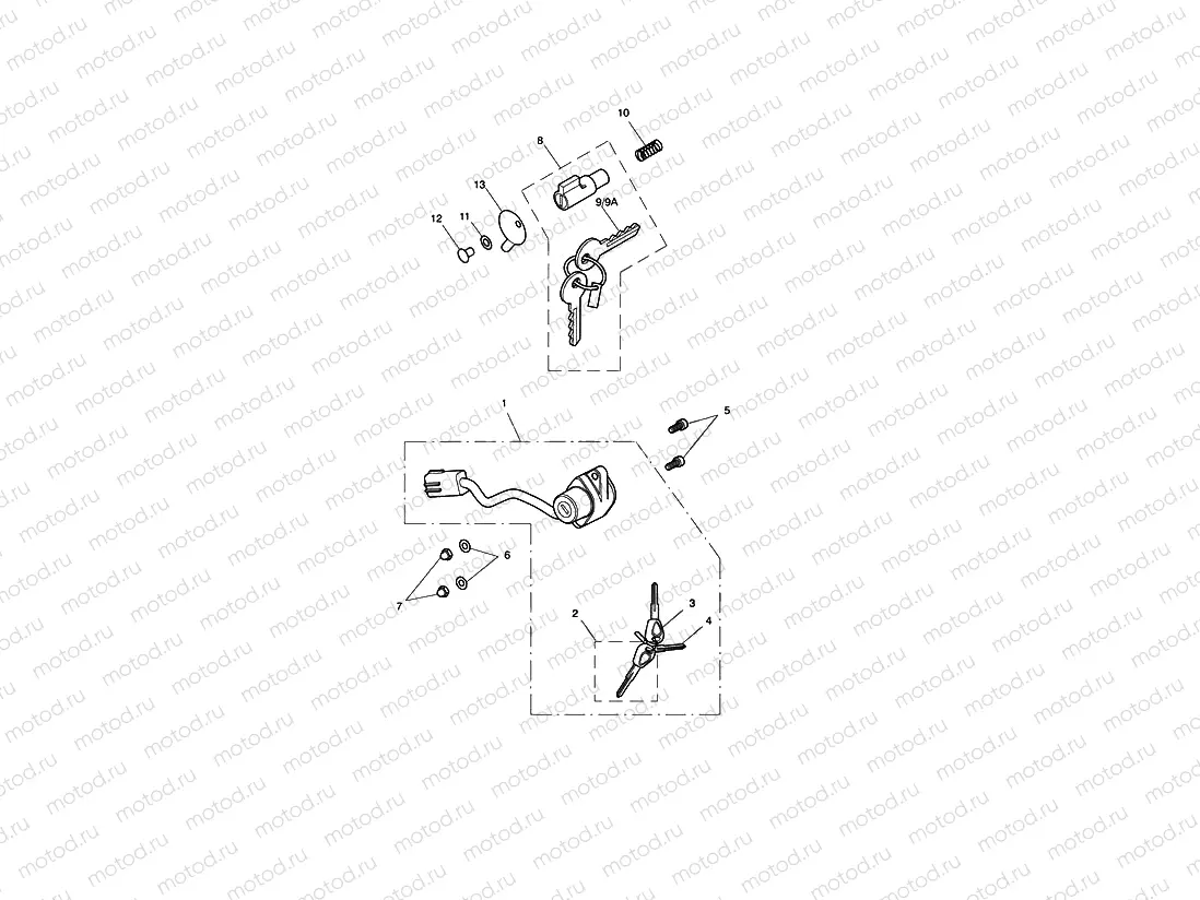 Ignition Switch & Steering Lock