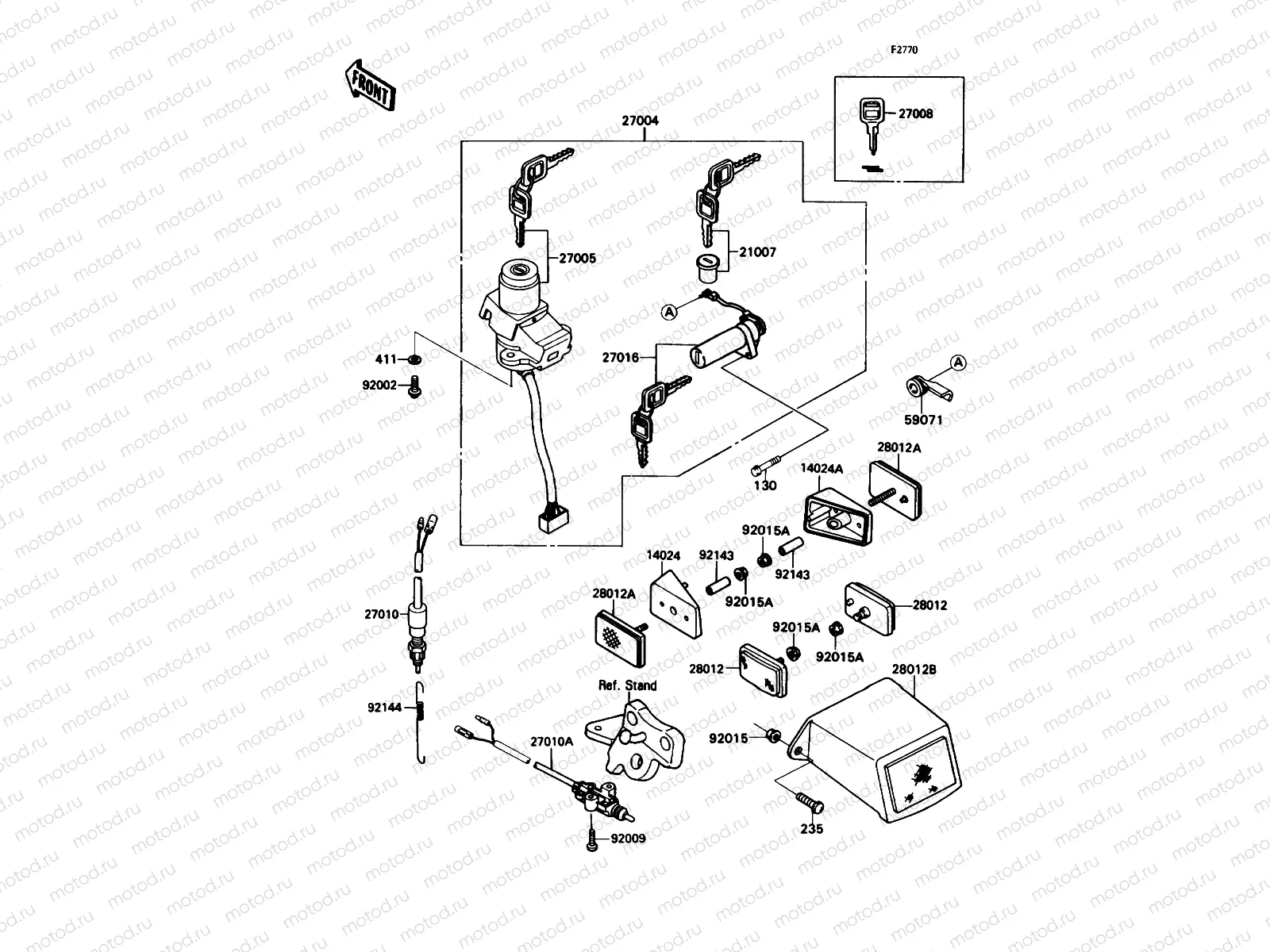 Ignition Switch/Locks/Reflectors