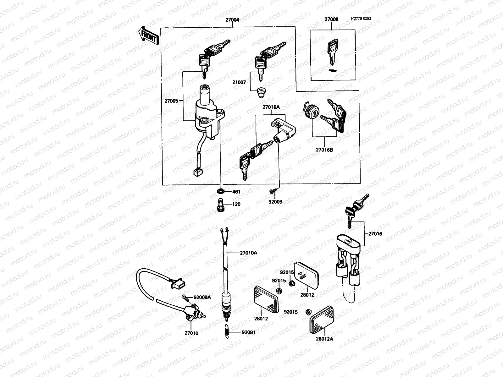 Ignition Switch/Locks/Reflectors
