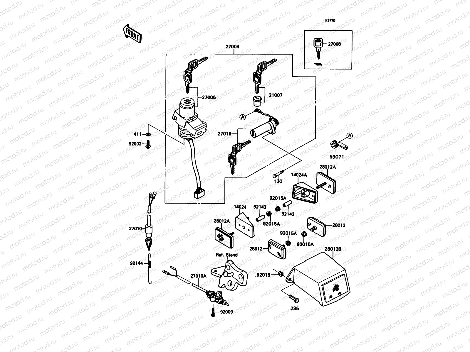 Ignition Switch/Locks/Reflectors