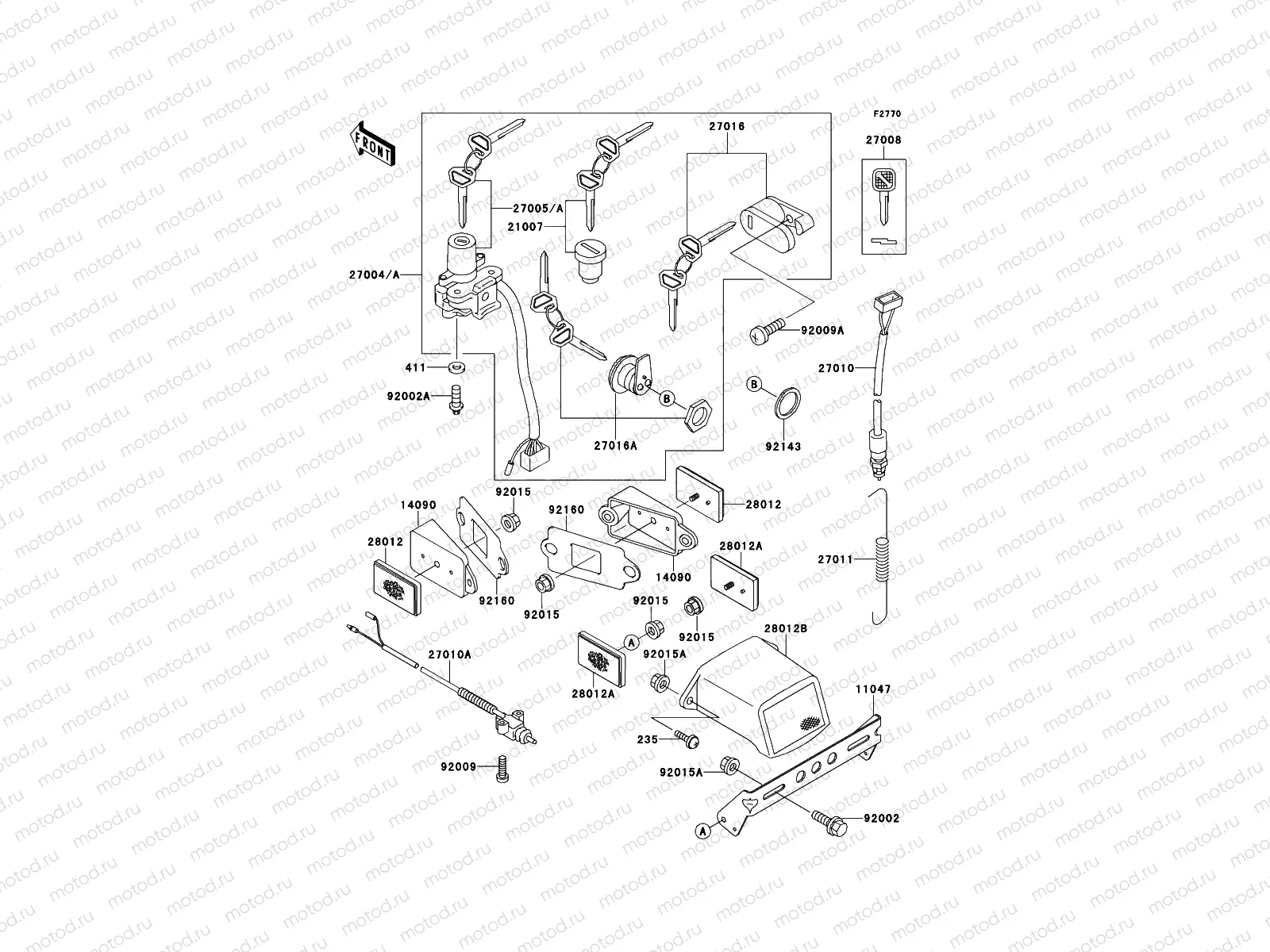 Ignition Switch/Locks/Reflectors