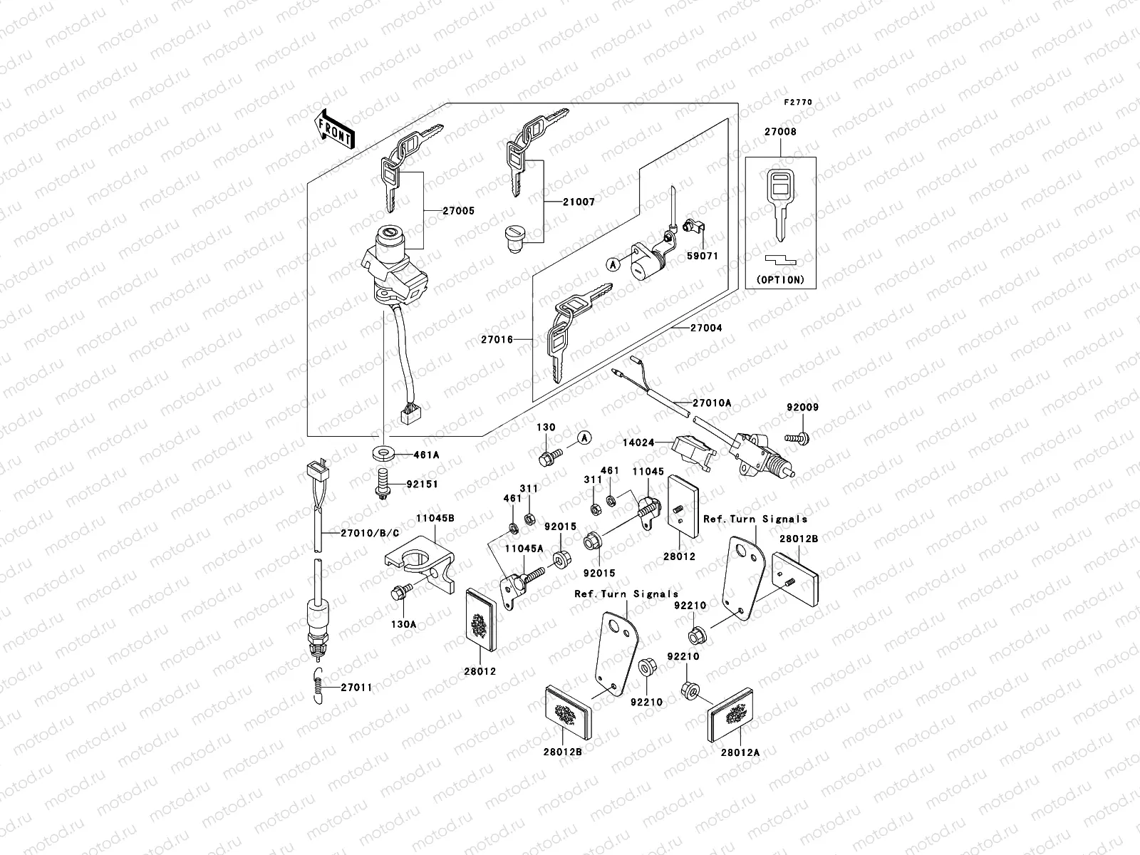 Ignition Switch/Locks/Reflectors