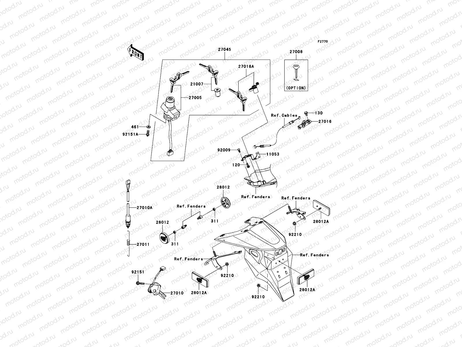 Ignition Switch/Locks/Reflectors