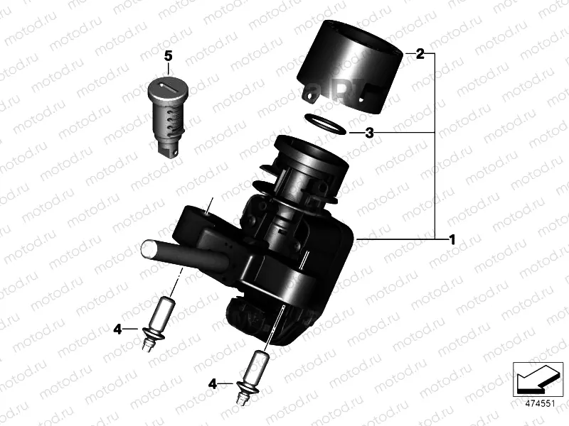 Ignition/steering lock with EWS by code