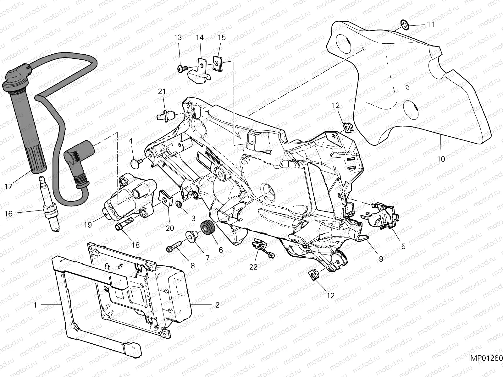 IMPIANTO ELETTRICO DESTRO