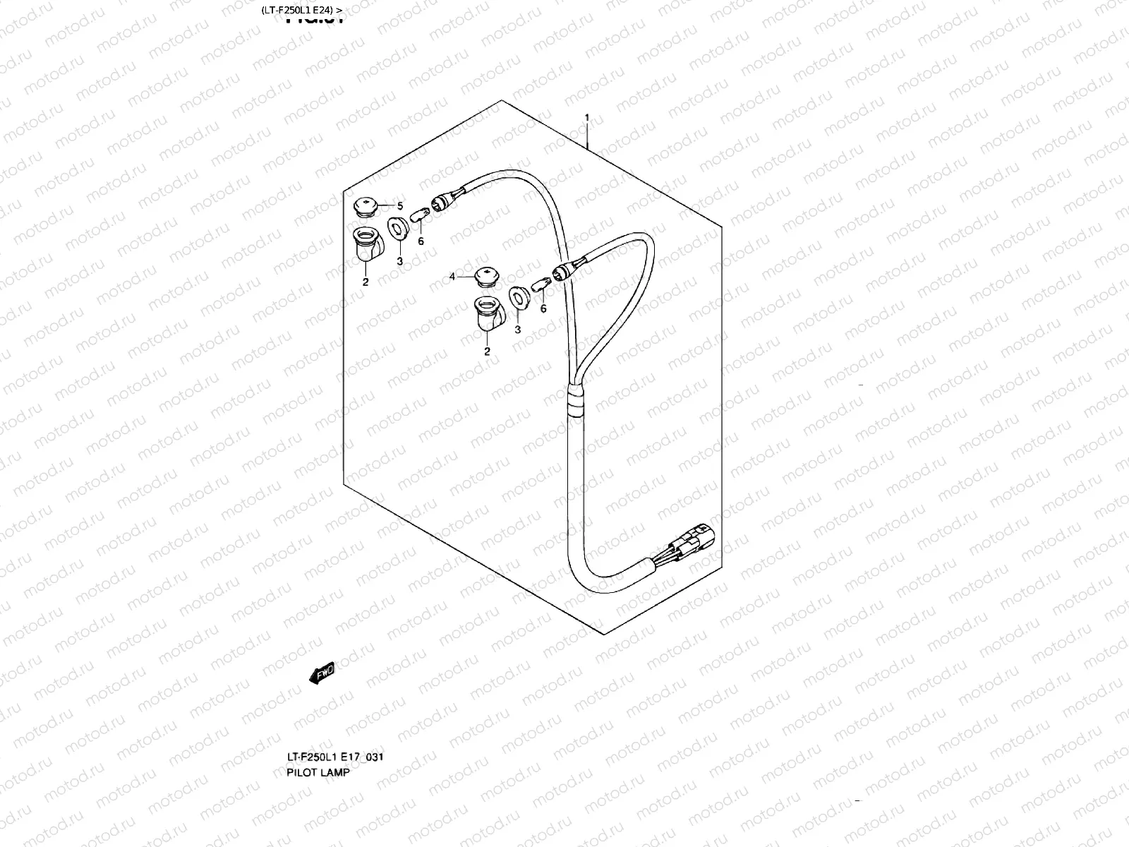INDICATOR LIGHT (LT-F250L1 E24)