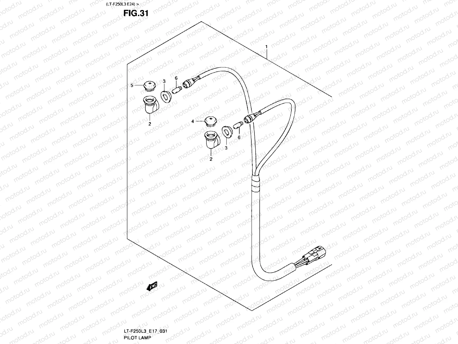 INDICATOR LIGHT (LT-F250L3 E24)