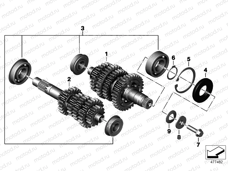 INDIVIDUAL TRANSMISSION PARTS