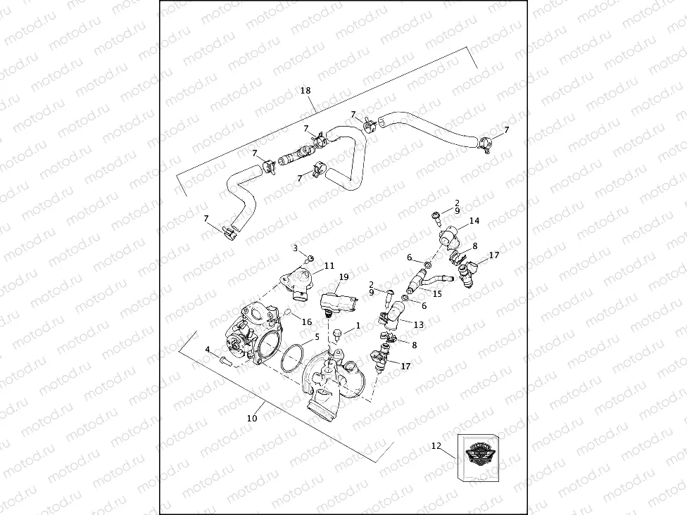 INDUCTION MODULE, FUEL - XG500 XG750