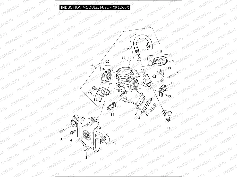 INDUCTION MODULE, FUEL - XR1200X